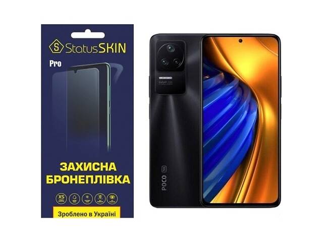 Полиуретановая пленка StatusSKIN Pro на экран Xiaomi Redmi K40S/K50/K50 Pro/Poco F4 Глянцевая (Код товара:22400)