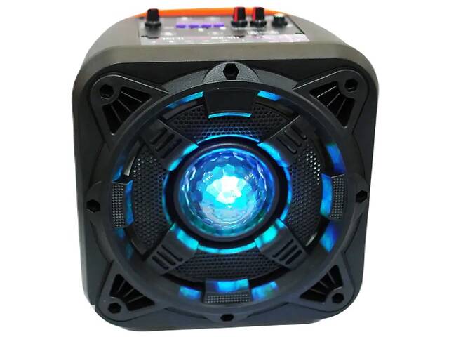 Портативная Bluetooth колонка ALP 813 8' чемодан с караоке Black (3_04240)