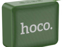 Портативная Bluetooth колонка Hoco Gold brick BS51 Green