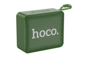 Портативная Bluetooth колонка Hoco Gold brick BS51 Green