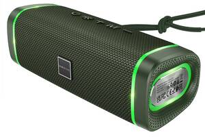 Портативная блютуз колонка Borofone BR32 Strong Bass AUX SD-card Bluetooth V5.3 USB FM-Radio Зеленый