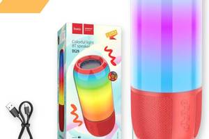 Портативная колонка Bluetooth Colorful light BT speaker XPRO DS29 красная (MAW-42421_866)