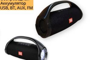 Портативная колонка JBL TG 136 10Вт с фонариком USB, AUX, FM, Bluetooth черная (JBLTG136)