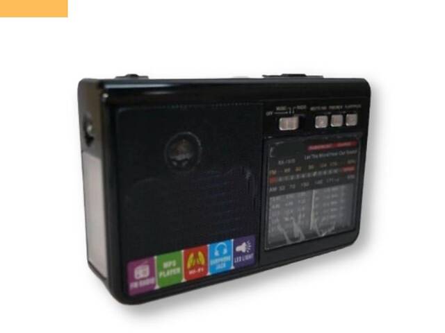 Портативная колонка радиоприемник аналоговый XPRO RX-1313 USB, FM радио, черный (RX-1313_256)