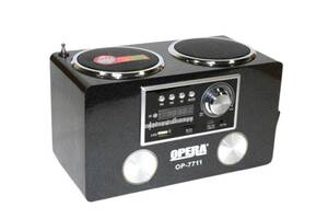 Портативная колонка радиоприемник XPRO Opera OP-7711 USB, SD, FM радио, ДУ