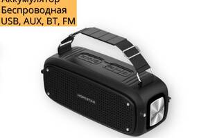 Портативная колонка XPRO A21 10Вт  USB, AUX, FM, Bluetooth черная (A21)