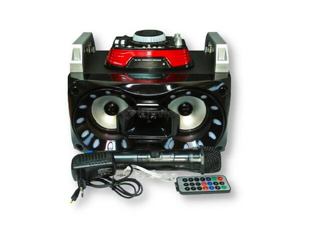 Портативная колонка XPRO DJ787 20Вт USB, AUX, FM, Bluetooth черная (lp-87867)