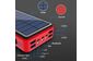 Портативное зарядное устройство Solar 99000 mAh c бесконтактной зарядкой и LED фонарем на солнечной батарее