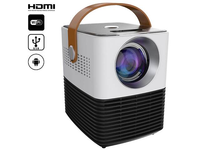 Портативний міні проектор Unic L7 Mini Projector світлодіодний домашній HD відеопроектор з ОС Android та модулем WiFi