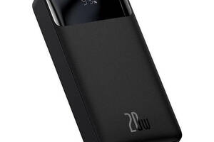 Повербанк 20000 мАч Power Bank BASEUS PPDML-N01 Bipow с дисплеем PD/QC 20W 3A Black N