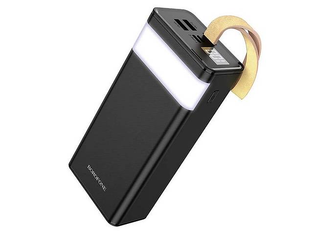 Повербанк 30000mAh УМБ Power Bank BOROFONE Coolmy BJ18A с лампой Black N