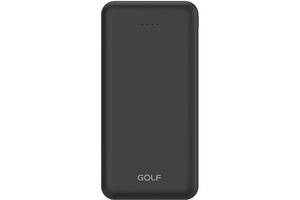 Повербанк портативное зарядное устройство Power Bank Golf P200 10000mAh 10W Black