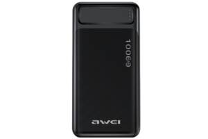 Повербанк (портативный аккумулятор) Power Bank AWEI P5K 10000mAh черный (AM-3163_402)