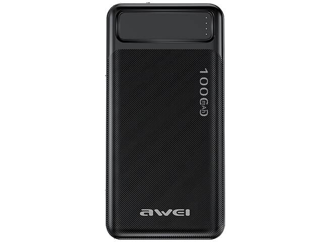 Повербанк (портативный аккумулятор) Power Bank AWEI P5K 10000mAh черный (AM-3163_402)