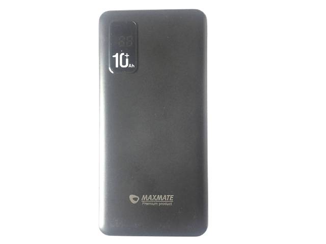 Повербанк Power Bank Maxmate 10000mAh MMP10L с индикатором черный