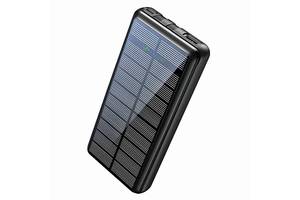 Повербанк с солнечной батареей Xionel YD-692S УМБ Power Bank 20000 mAh Черный (10454-55458)