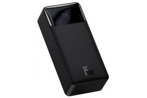 Повербанк УМБ Power Bank BASEUS Bipow PPDML-K01 30000mAh, 2USB, Type-C, 3A, 15W, QC, черный N