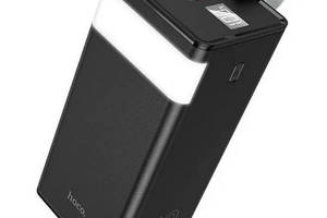 Повербанк УМБ Power Bank HOCO Powermaster J86A 50000mAh с функцией настольной лампы, черное