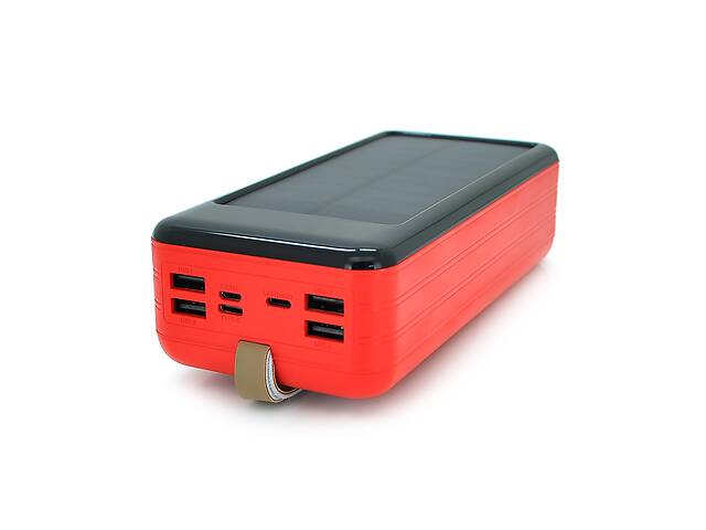 Power bank KKD-8W 80000 mAh Solar, flashlight, Input: 5V/2.1A(microUSB, TypeC, Lightning), Output: 5V /2.1A(4xUSB), p...