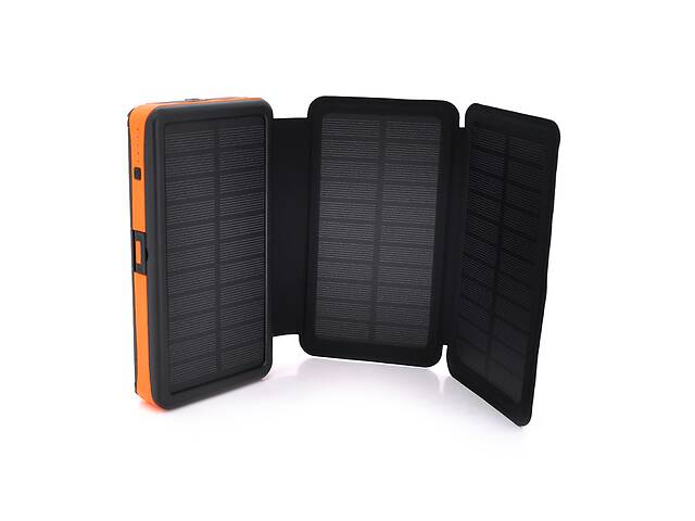 Power bank RH-20000N6W 20000mAh Solar, Flashlight,Input:5V/2A(microUSB,TypeC),Output:5V/2А(2xUSB),Wireless charger,PD...