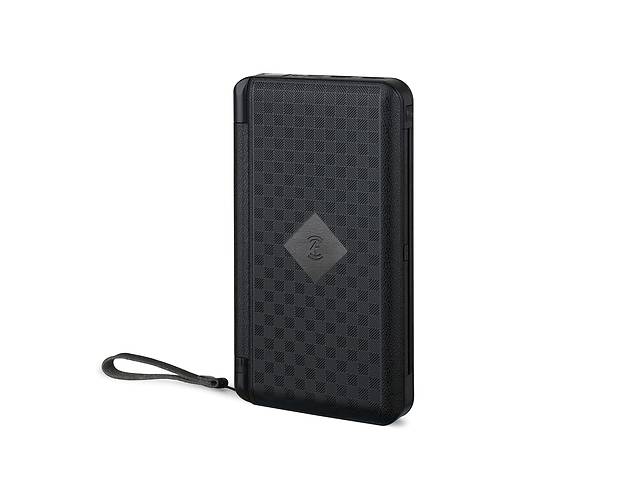 Power Bank УМБ із сонячною панеллю повербанк SolarTank-10000 mAh з кемпінговим ліхтарем бездротовою зарядкою