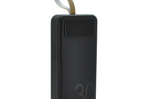 Power bank YM-318KCX 30000mAh, flashlight, Input: 5V/2.1A(micro USB, Type-C, Lightning),Output: 5V /2.1A(4хUSB),With...