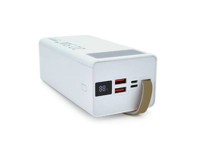 Power bank YM-354 40000mAh, flashlight,Input:5V/2.1A(micro USB,Type-C),Output: 5V /2.1A(2хUSB), Fast Charger PD22.5W(...