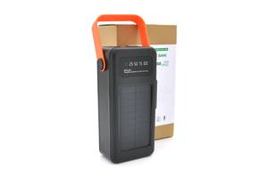 Power bank YM-637, 50000mAh Solar, flashlight, Input: 5V/2.1A(MicroUSB, TypeC, Lightning), Output: 5V /2.1A(4xUSB), p...