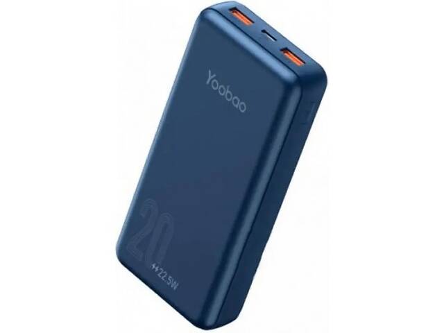 Power Bank Yoobao 2D 20000mAh 22.5W Blue (Код товара:24985)