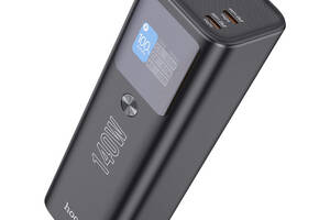 PowerBank Hoco Q17 Electric PD140W 25000mAh, Input:(Type-C), Output:(USB,Type-C), PD140W for Laptop, plastic, Black, Box