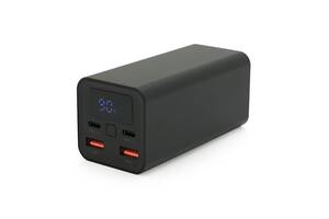 PowerBank XO-PB97 20000mAh, Input:(2хType-C), Output:(2хUSB,2хType-C), PD65W for Laptop, plastic, Black