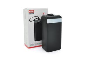 PowerBank XO-PR159 60000mAh, flashlight,Input:5V/2.5A,9V/2A,12V/1.5A(Micro,Type-C,Lightning), Output:5V/2A,5V/3A,9V/2...