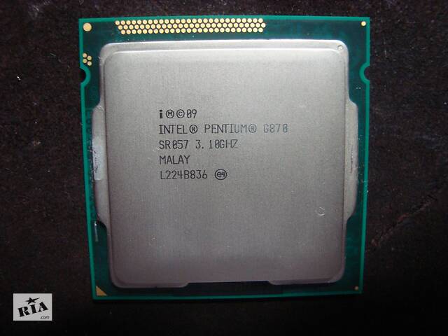 Процесор Intel Pentium Dual-Core G870 3.1GHz. LGA1155