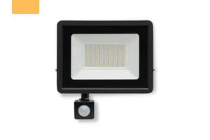 Прожектор светодиодный с датчиком движения и света XPRO LED 50W Black 5000K (lp-88511)