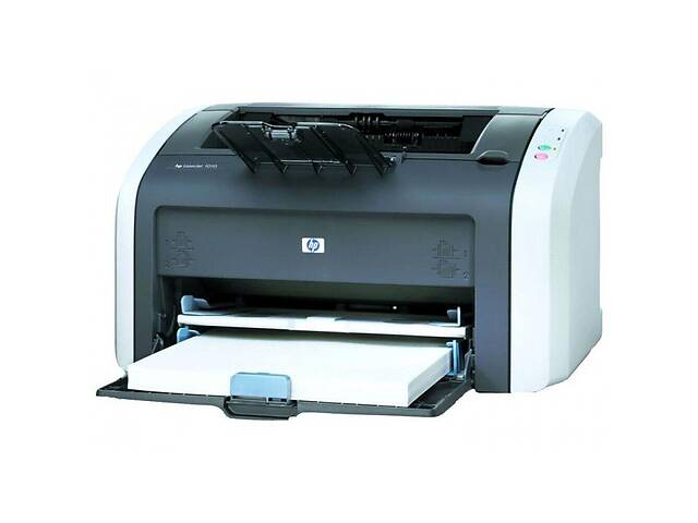 Принтер HP LaserJet 1010 / Лазерная монохромная печать / 600x600 dpi / A4 / 12 стр/мин / USB 2.0 + Кабели подключения