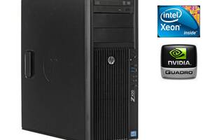 ПК HP Z420 Workstation Tower/ Xeon E5-1650 V1/ 32GB RAM/ no HDD/ Quadro 2000 1GB