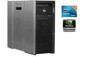 ПК HP Z820 Workstation Tower/ 2x Xeon E5 2630 V2/ 32GB RAM/ no HDD/ Quadro K2000 2GB