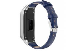 Ремінець Leather Strap для Samsung Galaxy Fit R370 Blue