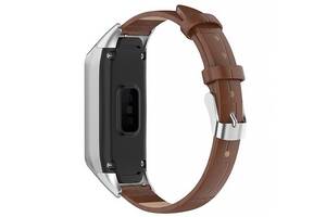 Ремешок Leather Strap для Samsung Galaxy Fit R370 Brown