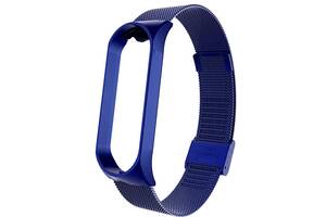 Ремінець Milanese Loop Strap для Xiaomi Mi Band 5/6 Blue