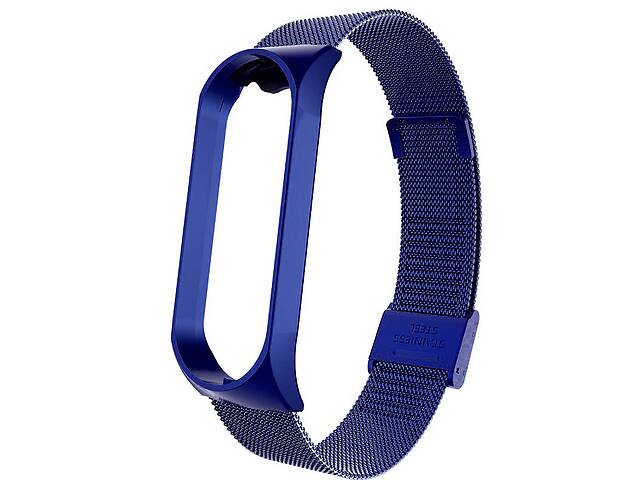 Ремінець Milanese Loop Strap для Xiaomi Mi Band 5/6 Blue