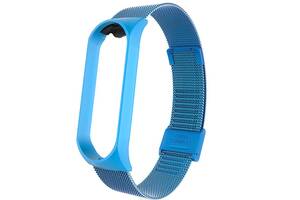 Ремешок Milanese Loop Strap для Xiaomi Mi Band 5 / 6 Light Blue