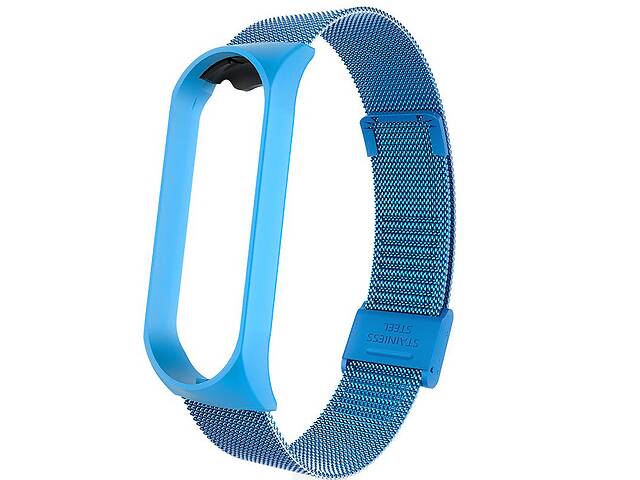 Ремешок Milanese Loop Strap для Xiaomi Mi Band 5 / 6 Light Blue