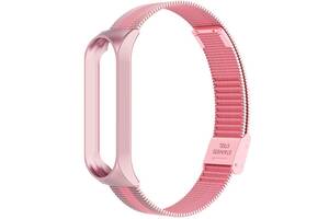 Ремешок Milanese Loop Strap для Xiaomi Mi Band 5 / 6 Pink