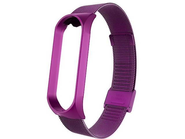 Ремешок Milanese Loop Strap для Xiaomi Mi Band 5 / 6 Purple