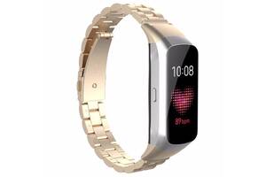 Ремешок Steel Strap для Samsung Galaxy Fit R370 Light Gold