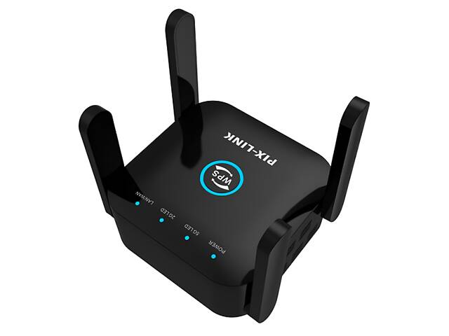 Репитер B&G Wi-Fi PIX-LINK LV-AC24 1200 Мбит/с 5ГГц Black