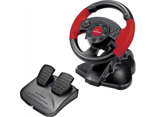 Руль Esperanza PC/PS1/PS2/PS3 Black-Red (EG103)