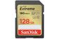 SanDisk Карта памяти SD 128GB C10 UHS-I U3 R180/W90MB/s Extreme V30