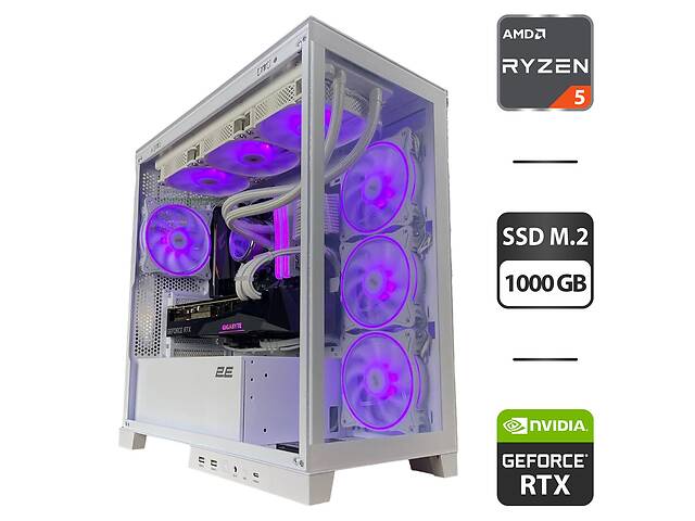 Сборка под заказ: 2E Gaming Fantom GK701W White Tower / AMD Ryzen 5 5600 (6 (12) ядра по 3.5 - 4.4 GHz) / 32 GB DDR4...